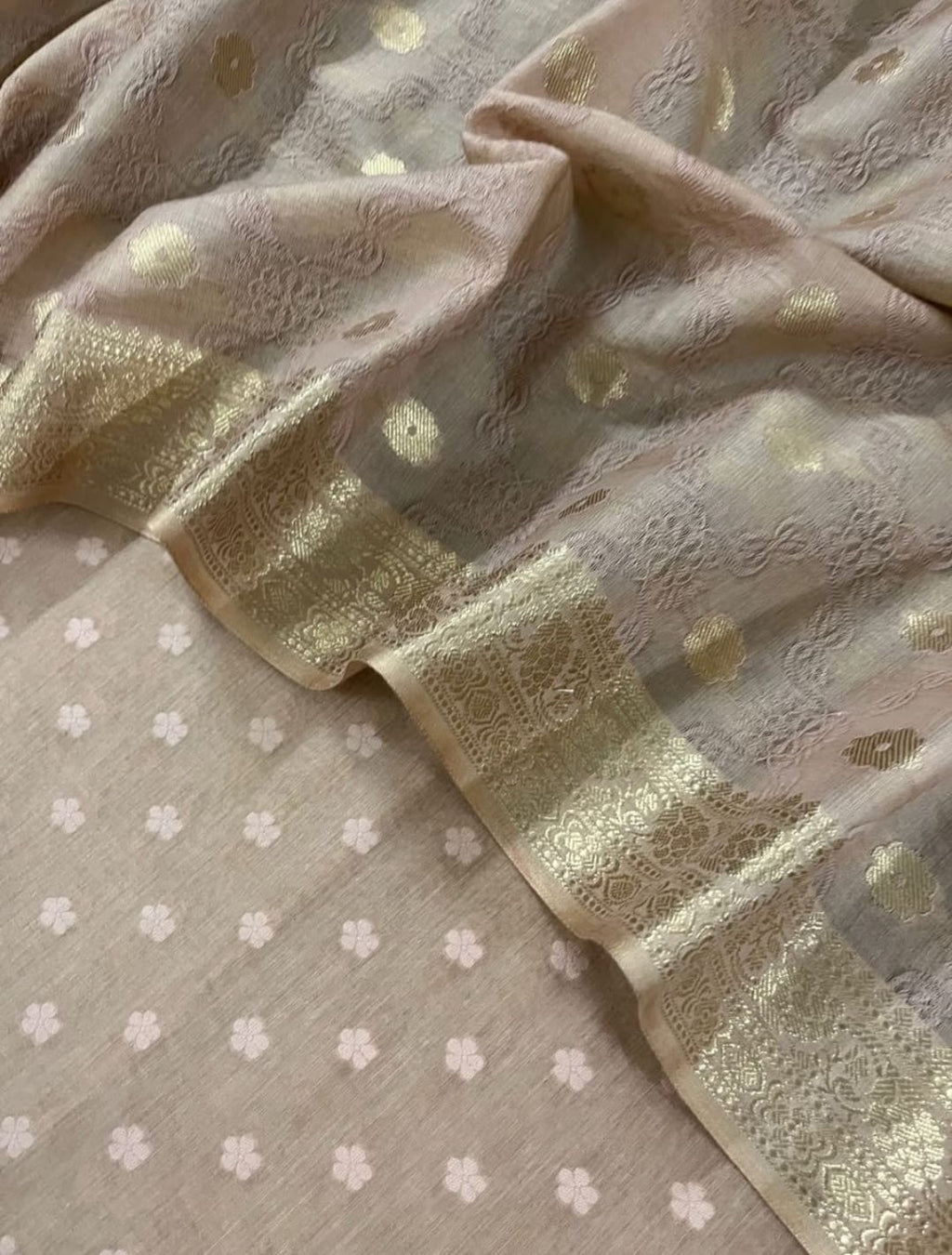 Chanderi Silk Cotton By Cotton Resham Weaved Silk Suit