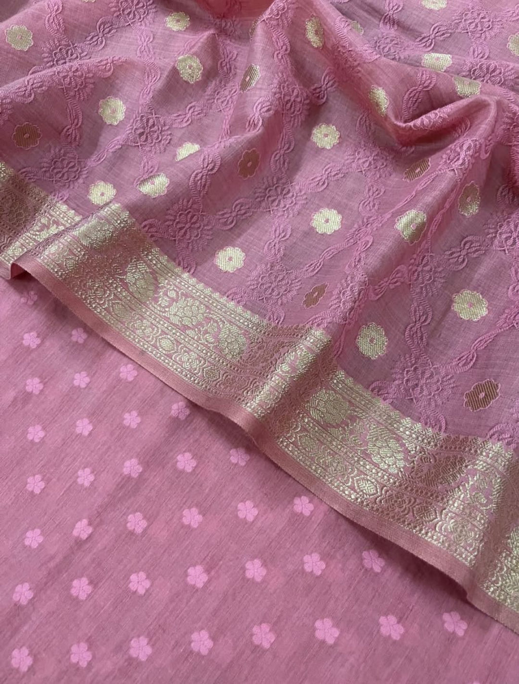 Chanderi Silk Cotton By Cotton Resham Weaved Silk Suit